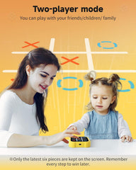 Tic Tac Toe Bolt Game, Electronic 4-in-1 Handheld Puzzle Game Console