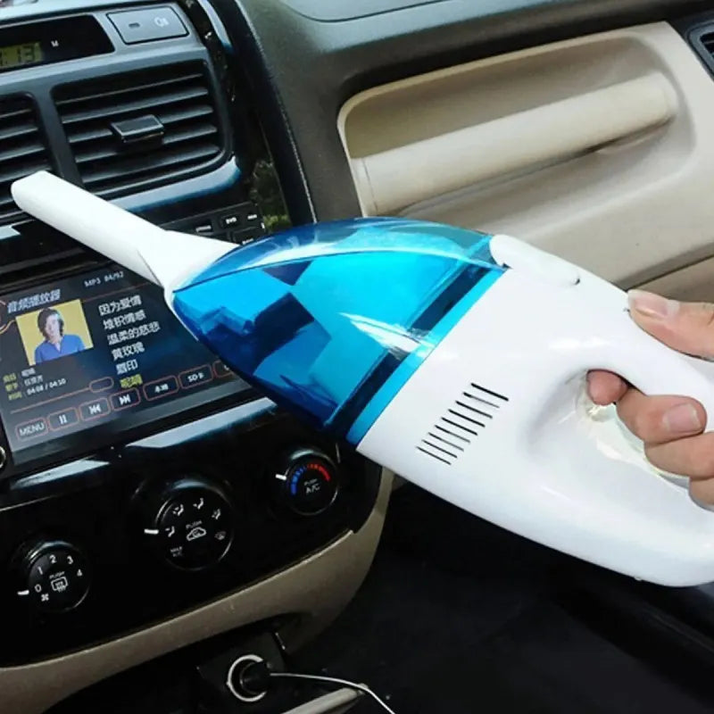 Blue car vacuum